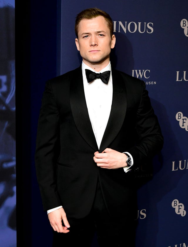 Taron Egerton at the LUMINOUS Fundraising Gala 