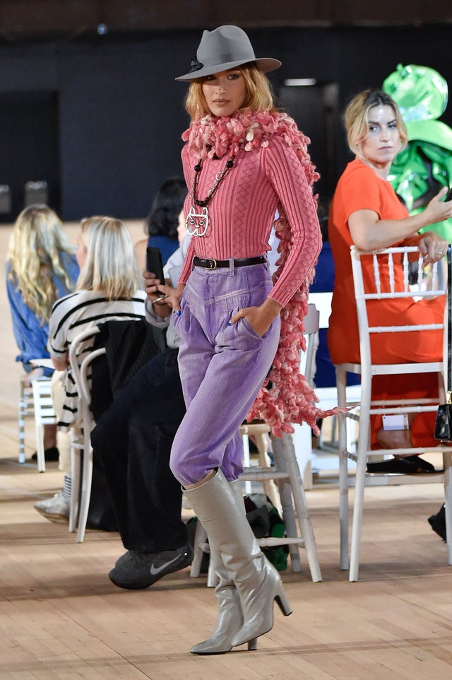 bella hadid on Marc Jacobs runway