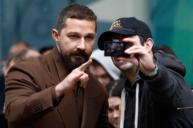 shia labeouf in london