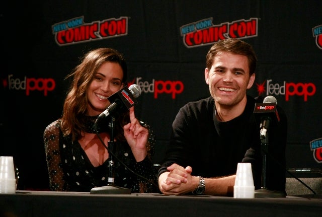 Odette Annable and Paul Wesley at nycc 2019
