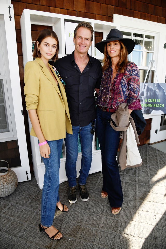 Kaia Gerber, Rande Gerber and Cindy Crawford