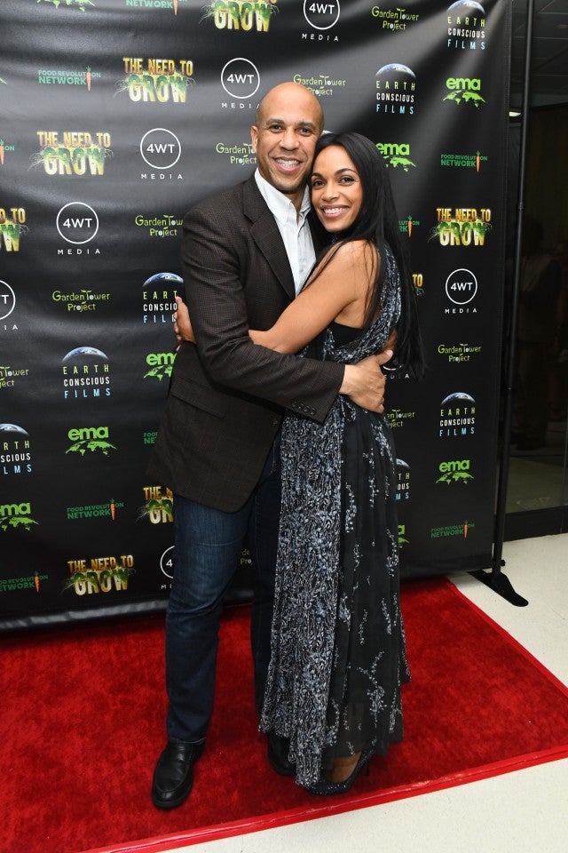 Rosario Dawson Cory Booker