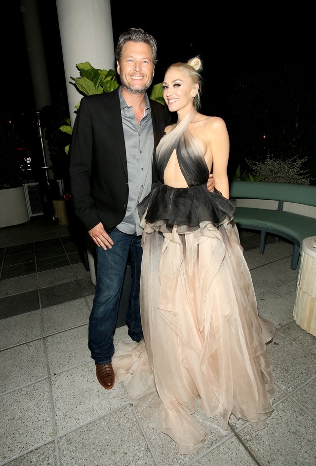 blake shelton and gwen stefani in 2016