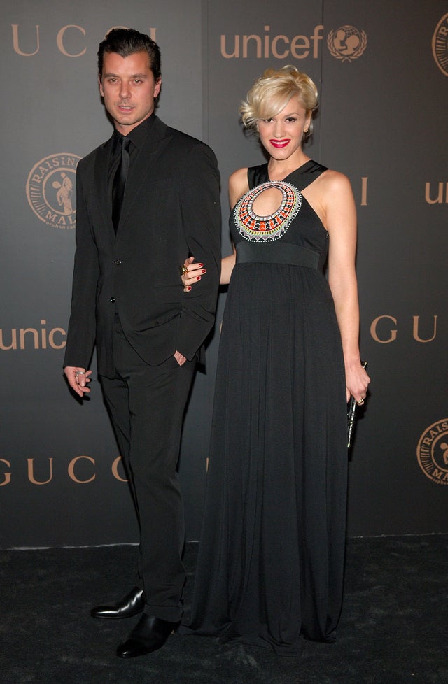 Gavin Rossdale and gwen stefani in february 2008