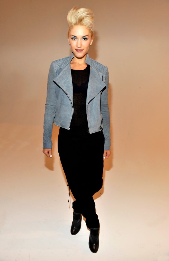gwen stefani at the L.A.M.B fashion presentation during New York Fashion Week 2009