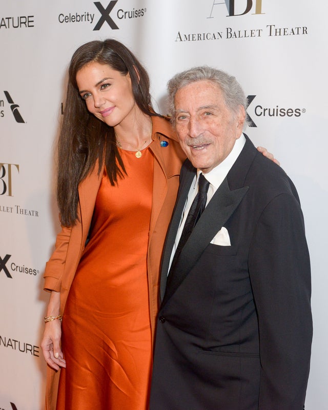 Katie Holmes and Tony Bennett