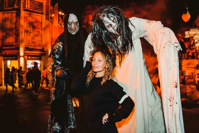 nicole richie at hhn Universal Studios Hollywood