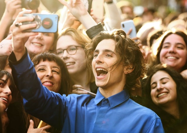 Timothée Chalamet at sydney premiere of the king