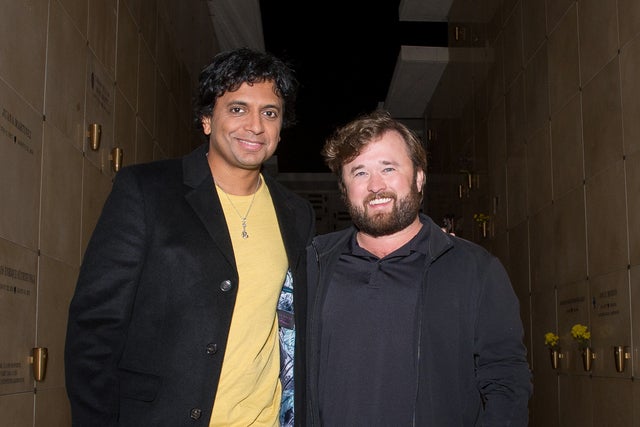 M. Night Shyamalan and Haley Joel Osment - 20th anniversary of the sixth sense