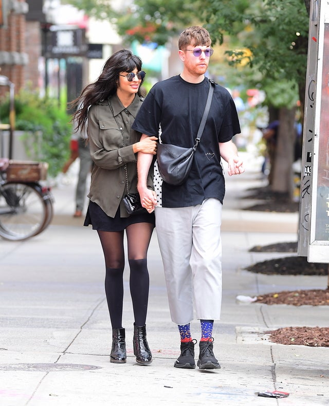 Jameela Jamil and James Blake