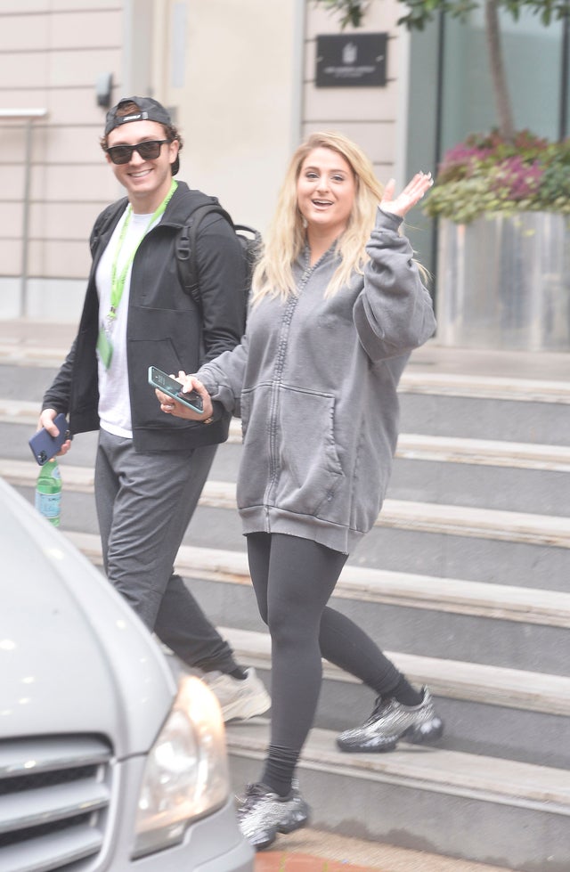 meghan trainor and husband in london