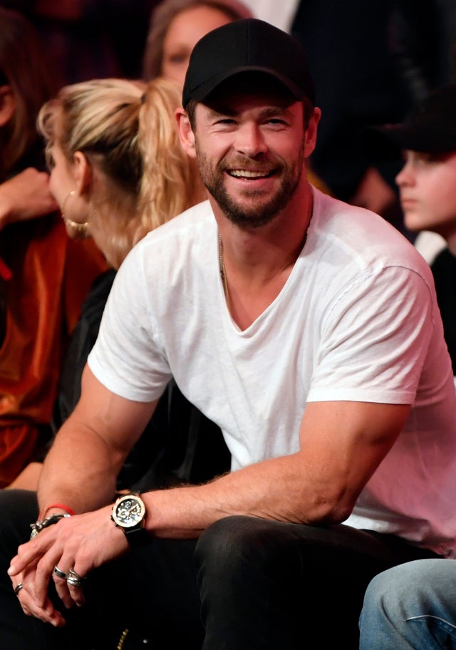 chris hemsworth at ufc 243