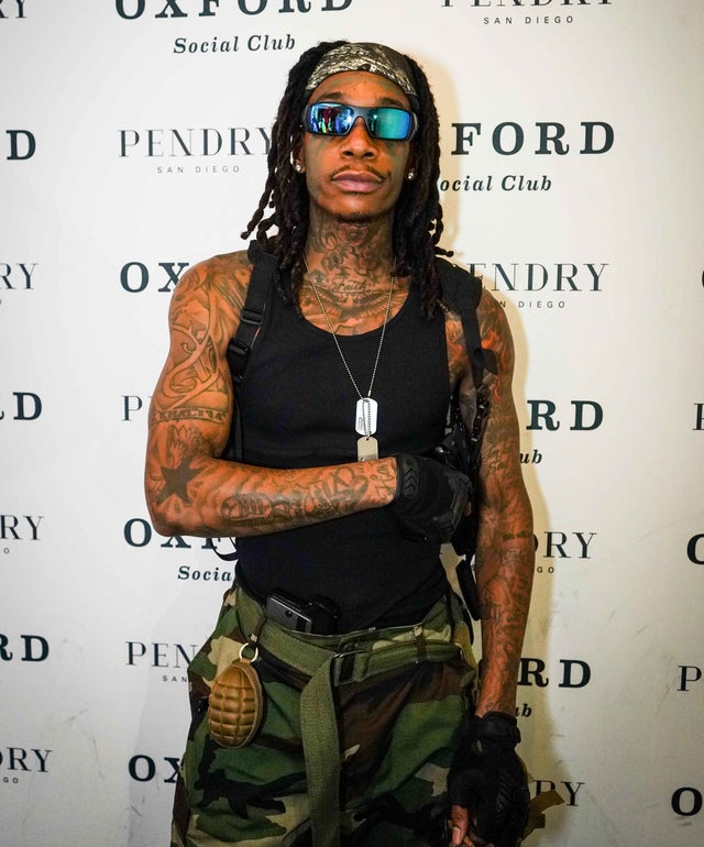 Wiz Khalifa hosts halloween party