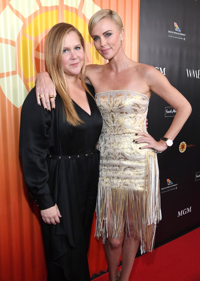 Amy Schumer and Charlize Theron