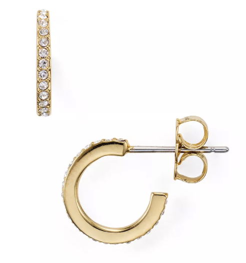 Pavé Hoop Earrings