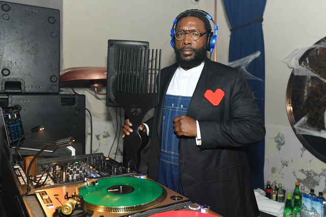 questlove at heidi klum party