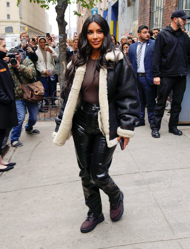 Kim Kardashian West in nyc on nov 7