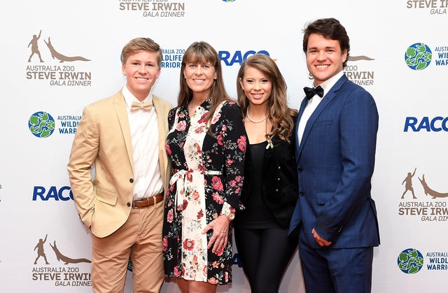 Robert Irwin, Terri Irwin, Bindi Irwin and Chandler Powell