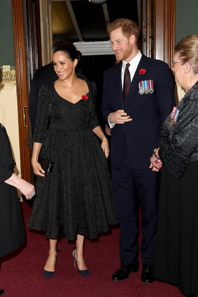 Meghan Markle and Prince Harry at the annual Royal British Legion Festival of Remembrance 