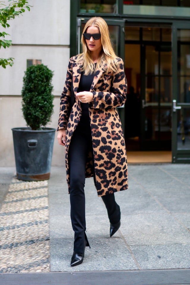 Rosie Huntington-Whiteley in NYC on nov 10