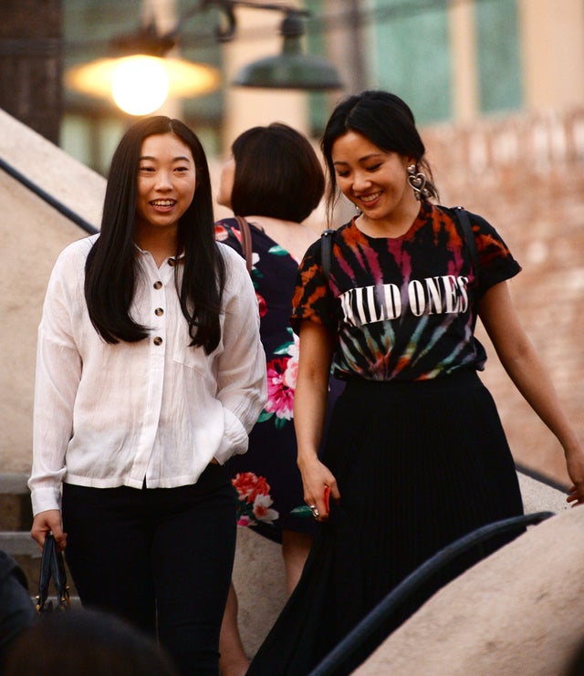 Awkwafina and Constance Wu