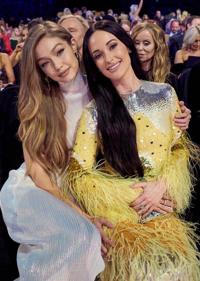 Gigi Hadid and Kacey Musgraves at 2019 cma awards