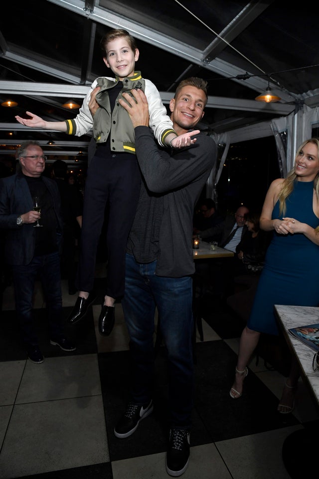 Jacob Tremblay and Rob Gronkowski