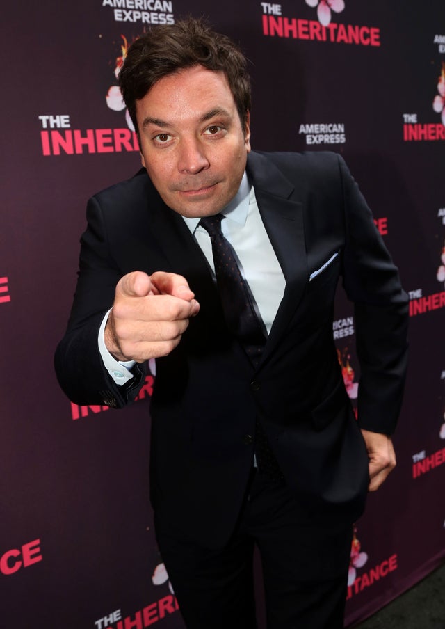 jimmy fallon at broadway show