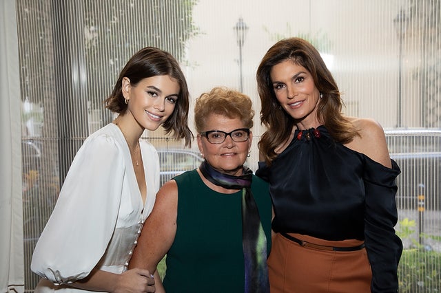 Kaia Gerber, Jennifer Maki and Cindy Crawfordv