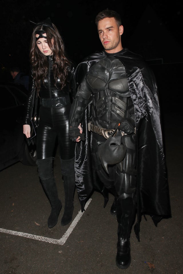 Maya Henry and Liam Payne at london halloween party