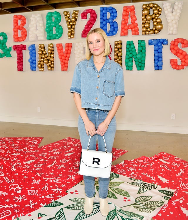 Kristen Bell Hosts The Baby2Baby And Tiny Prints Winter Wonderland event