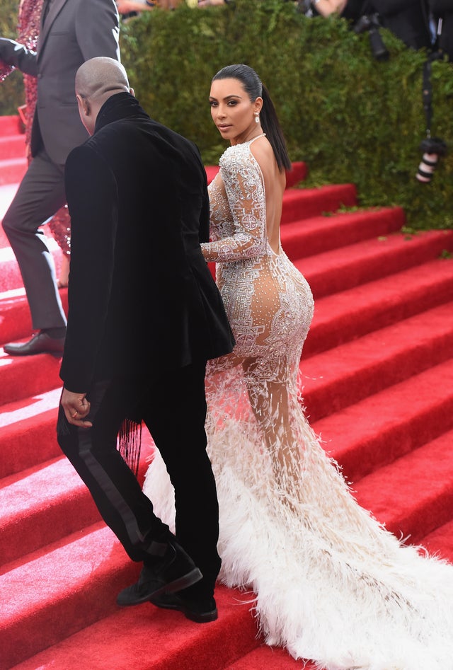 kim kardashian at 2015 met gala