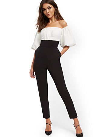 Tuxedo Jumpsuit