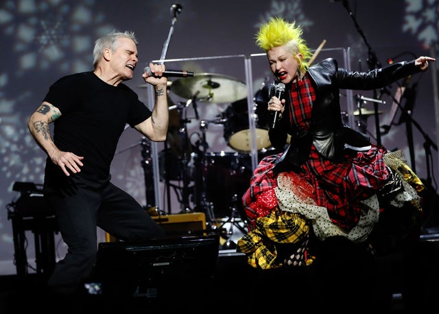 Henry Rollins and Cyndi Lauper