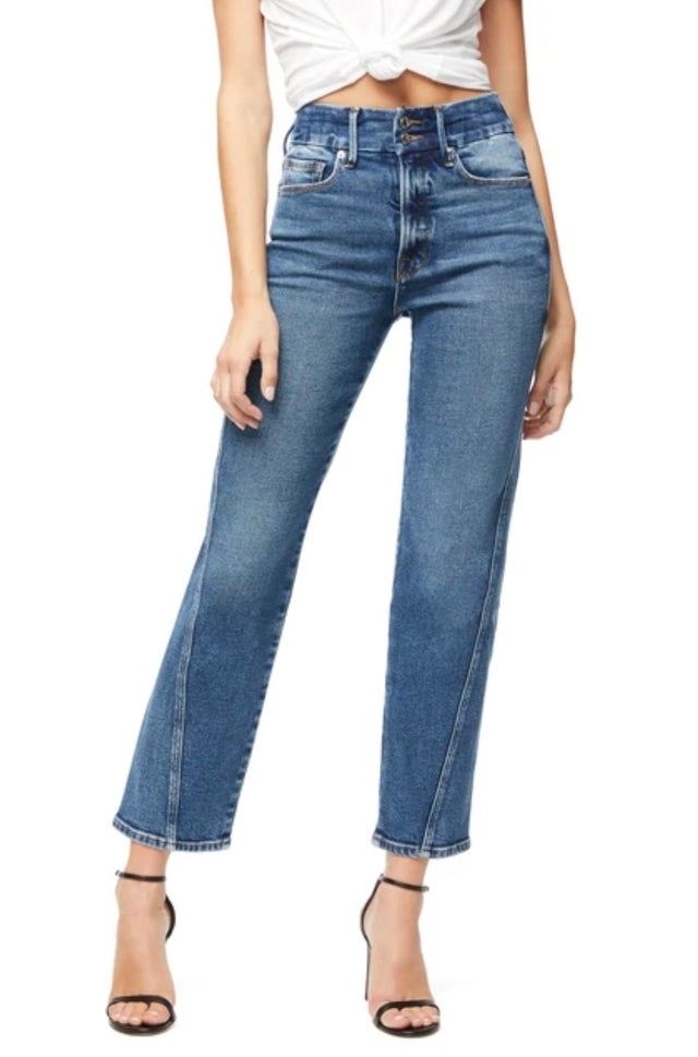 Good Straight Twisted Seam Jeans