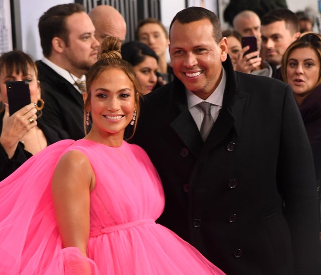 jennifer lopez and alex rodriguez at second act premiere