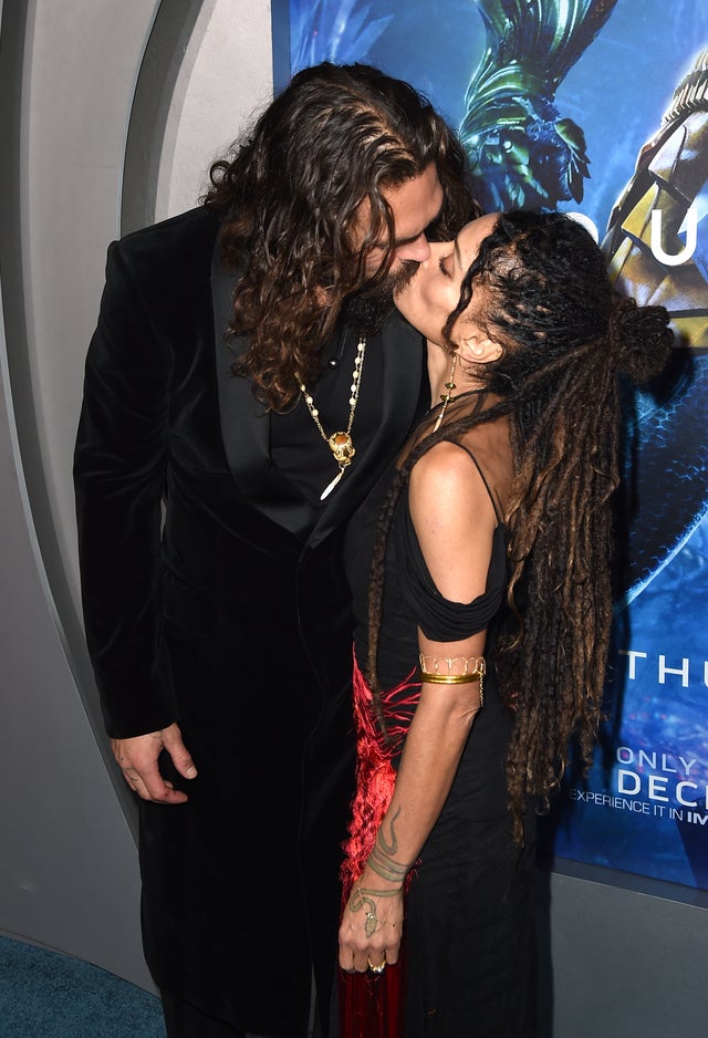 Jason Momoa and Lisa Bonet in december 2018