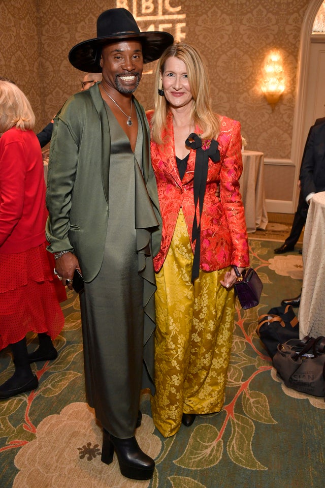 Billy Porter and Laura Dern at The BAFTA Los Angeles Tea Party