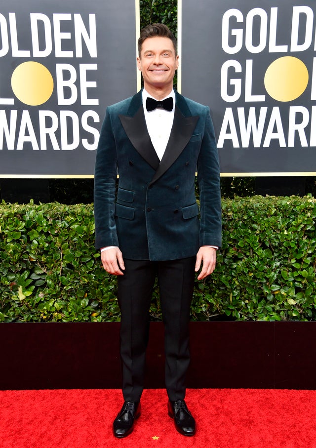 Ryan Seacrest at 2020 golden globe awards