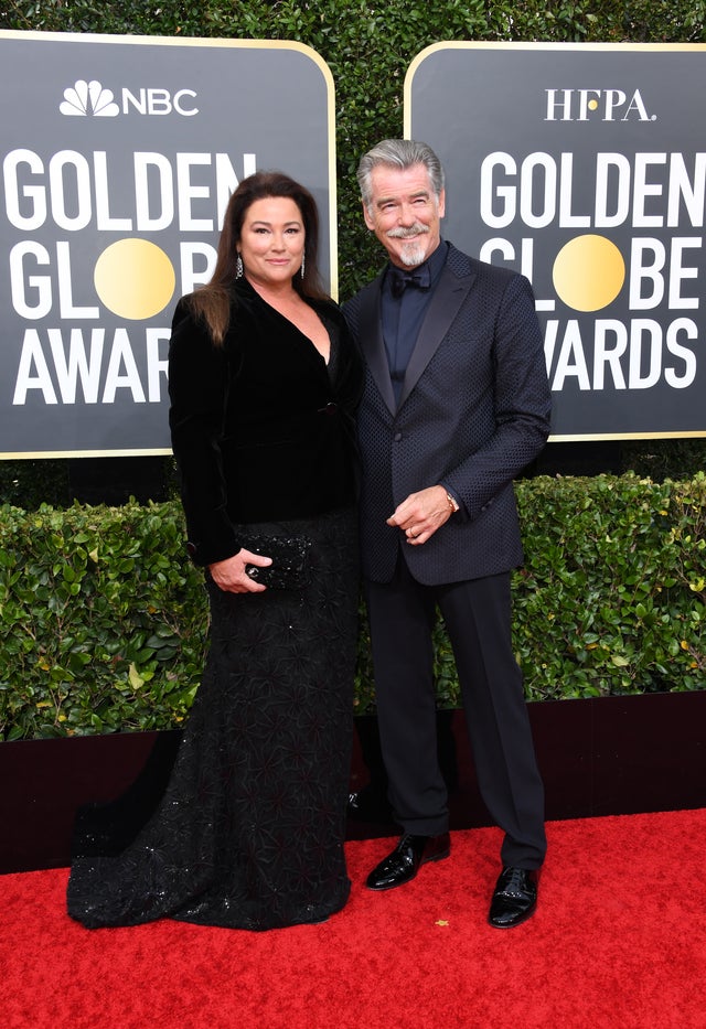 Keely Shaye Smith and Pierce Brosnan