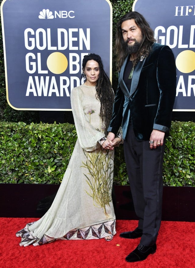 Lisa Bonet and Jason Momoa at 2020 golden globes