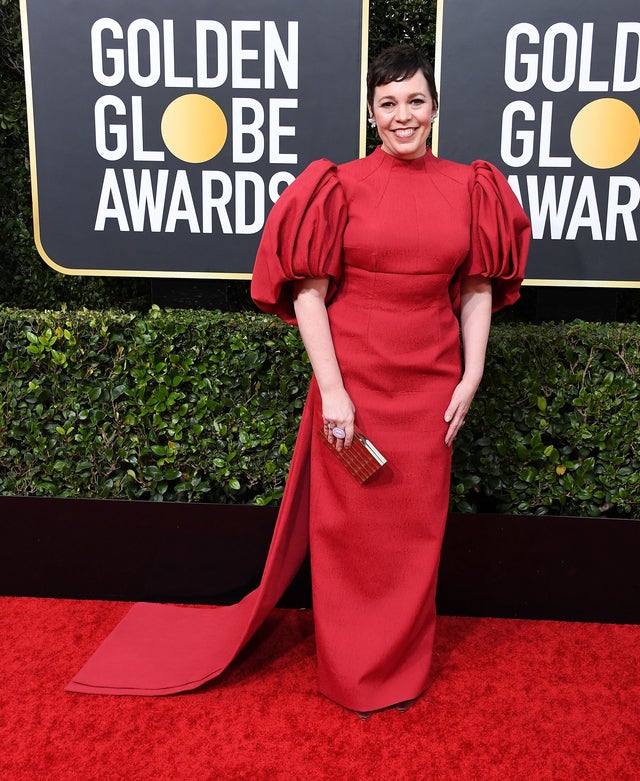 Olivia Colman at the 77th Annual Golden Globe Awards