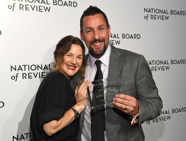 Drew Barrymore and Adam Sandler at The National Board of Review Annual Awards Gala