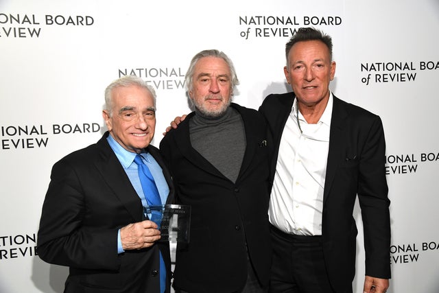 Martin Scorsese, Robert DeNiro and Bruce Springsteen