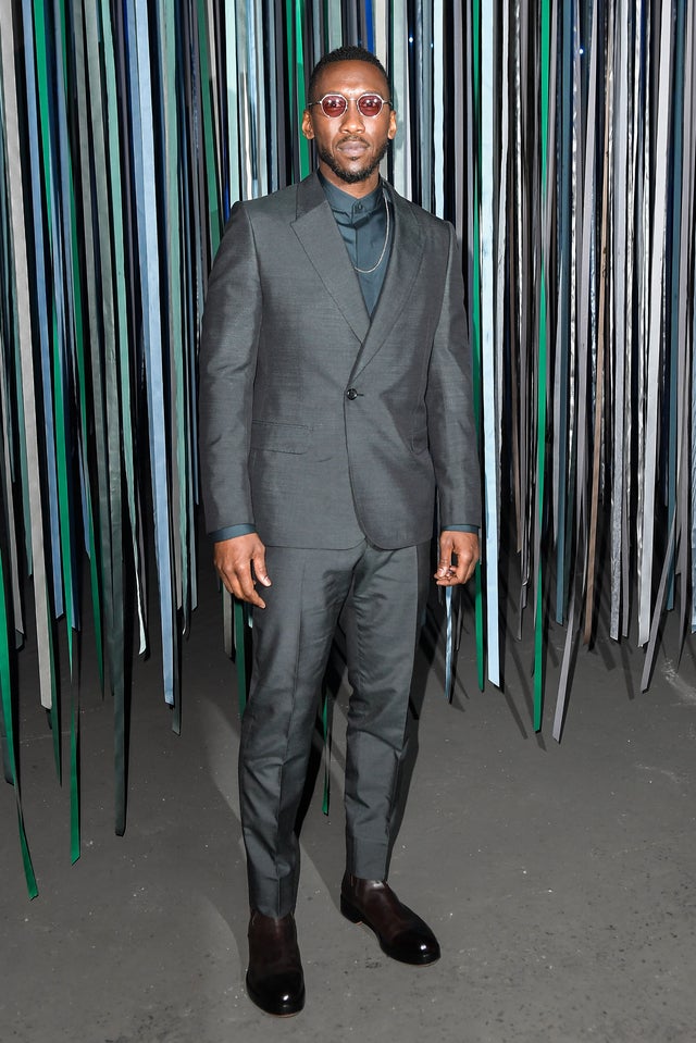 Mahershala Ali at milan fashion week