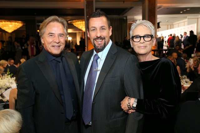 Don Johnson, Adam Sandler and Jamie Lee Curtis