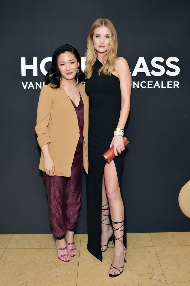 Constance Wu and Rosie Huntington-Whiteley