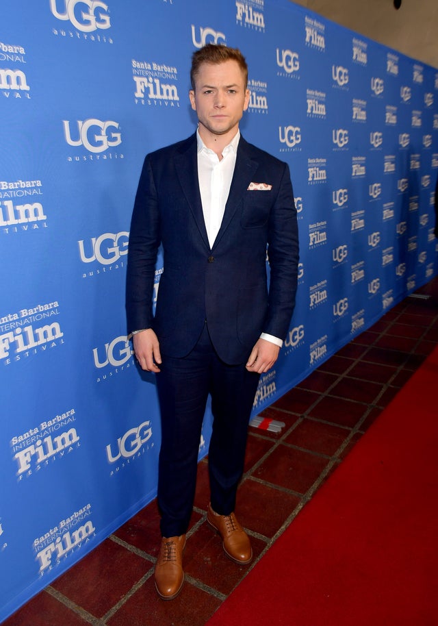 taron egerton at the 35th Santa Barbara International Film Festival