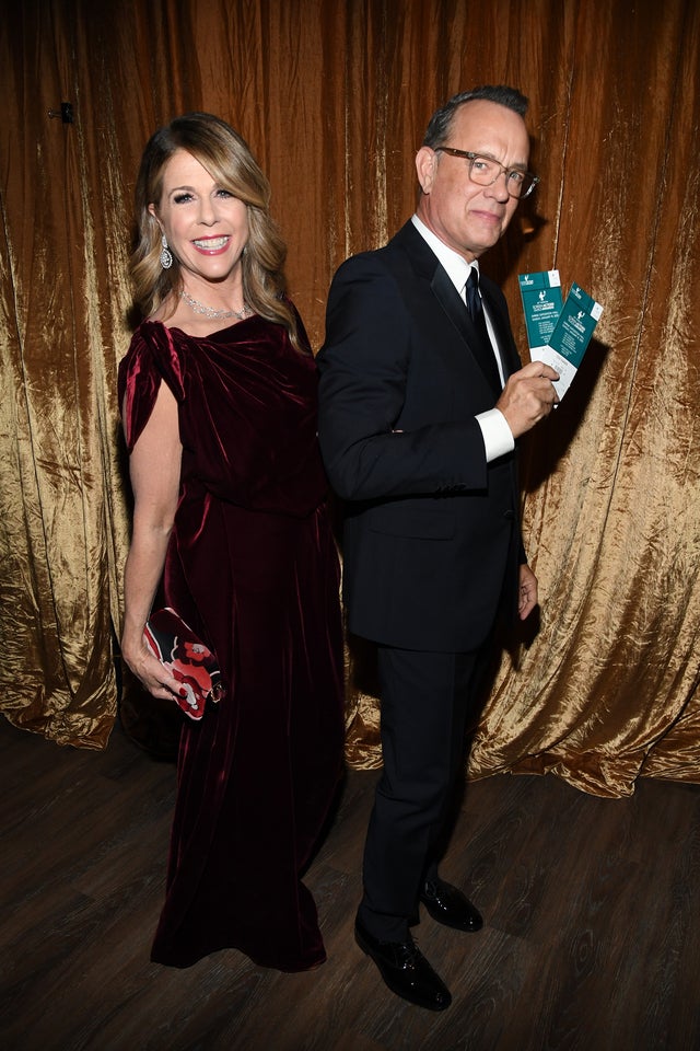Tom Hanks and Rita Wilson at sag awards 2020