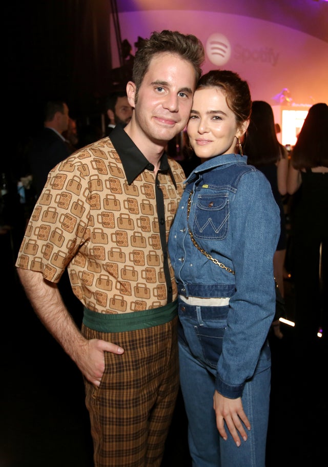 Ben Platt and Zoey Deutch at Spotify "Best New Artist" Party 